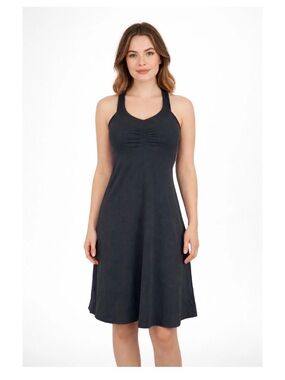 Prana Shauna Racerback Dress M Black Athleisure Gorpcore Outdoor Loungewear